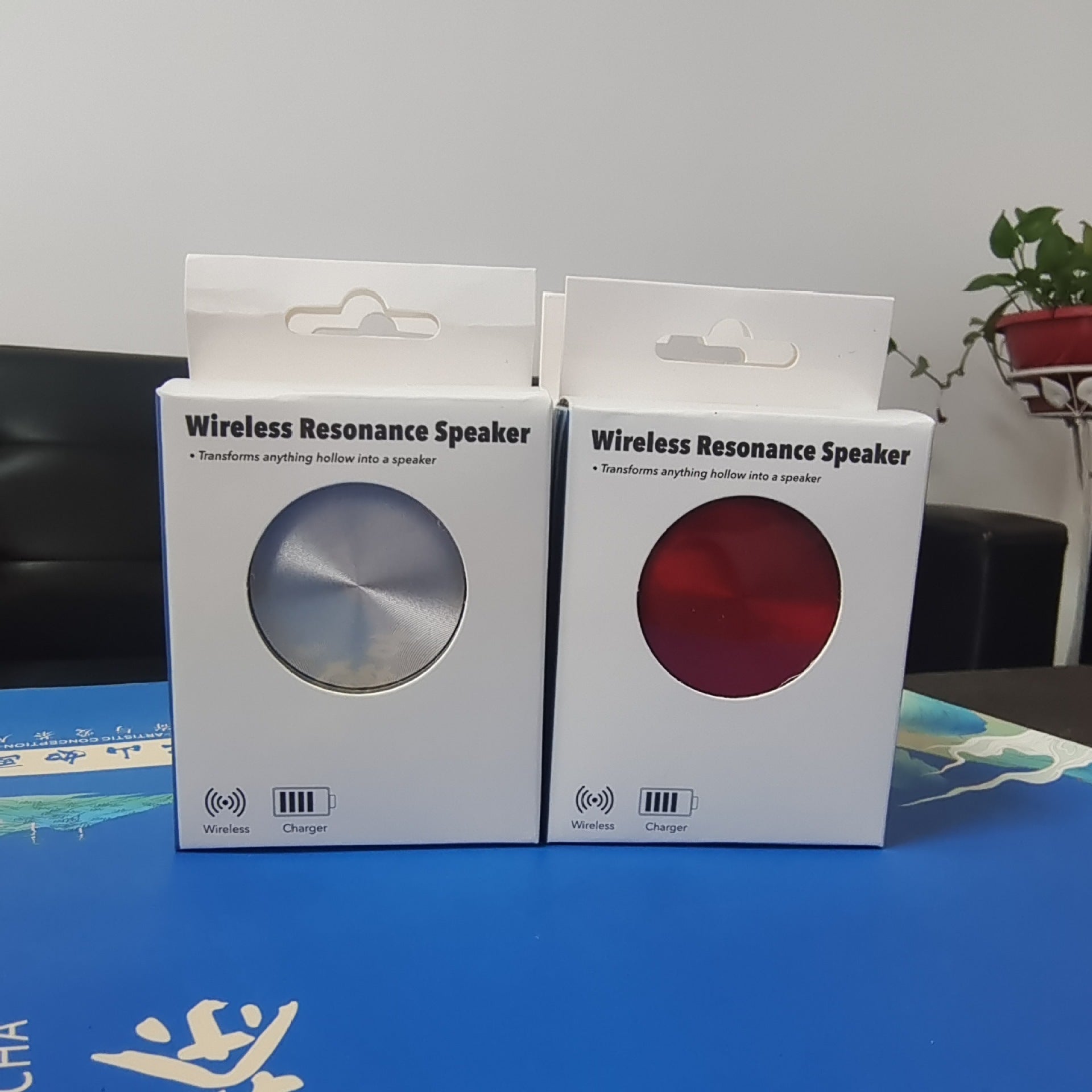 Tws Black Technology Magnetic Portable Stereo Metal Small Steel Cannon Resonance Sound Bone Conduction Wireless Bluetooth Speaker