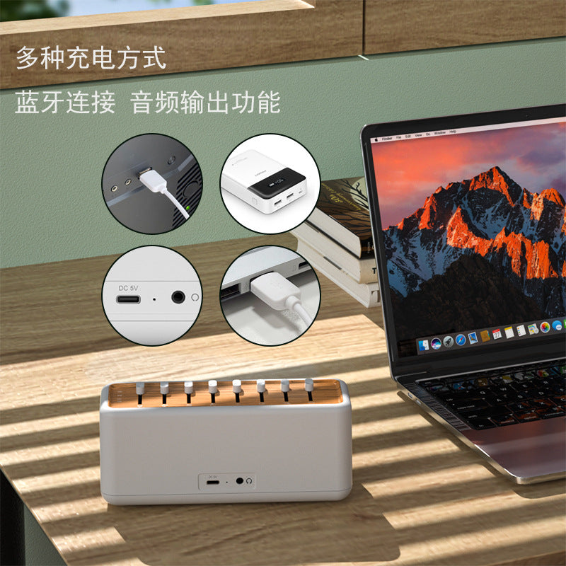 New Natural Scene Speaker Outdoor Audio Bluetooth High-value Home Desktop Wireless Bluetooth Audio