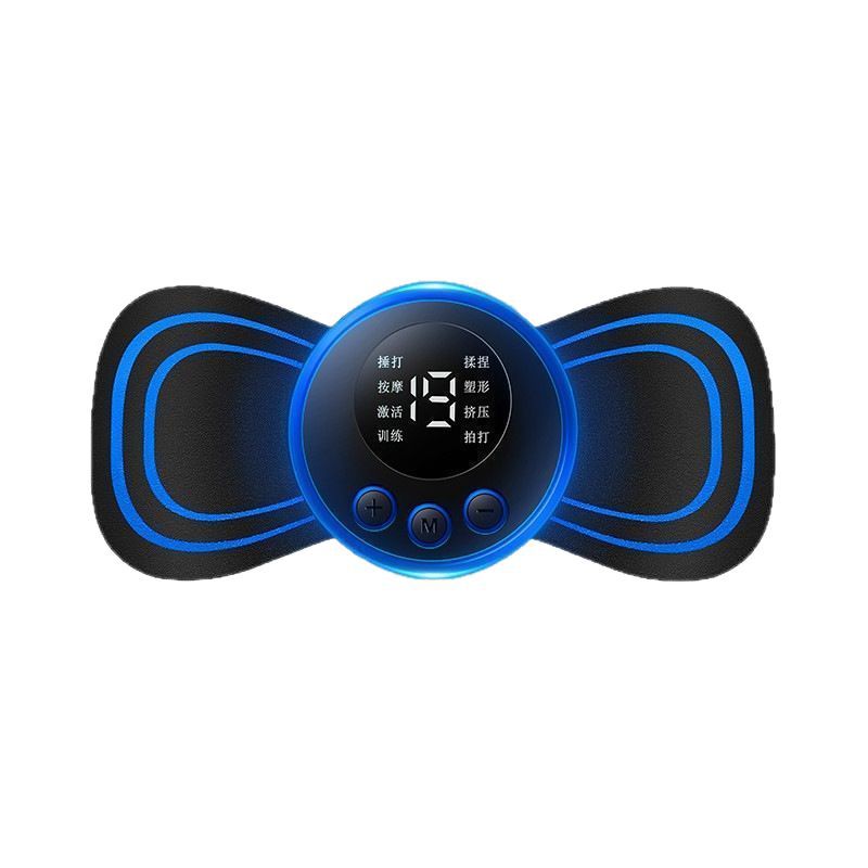 Cervical Massage Stickers EMS Mini Portable Pocket Massage Instrument Shoulder Neck Waist Leg Neck Multifunctional