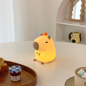 Silicone Decompression Night Light Advanced Sense Atmosphere Light Bedroom Bedside Children&#039;s Companion Sleep Night Feeding And Pat Light