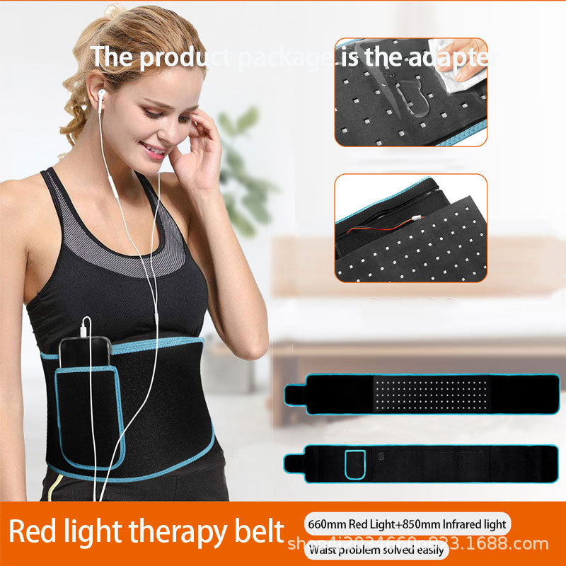 105 650-850 Band Led Red Light Belt Infrared Hot Compress Phototherapy Pad