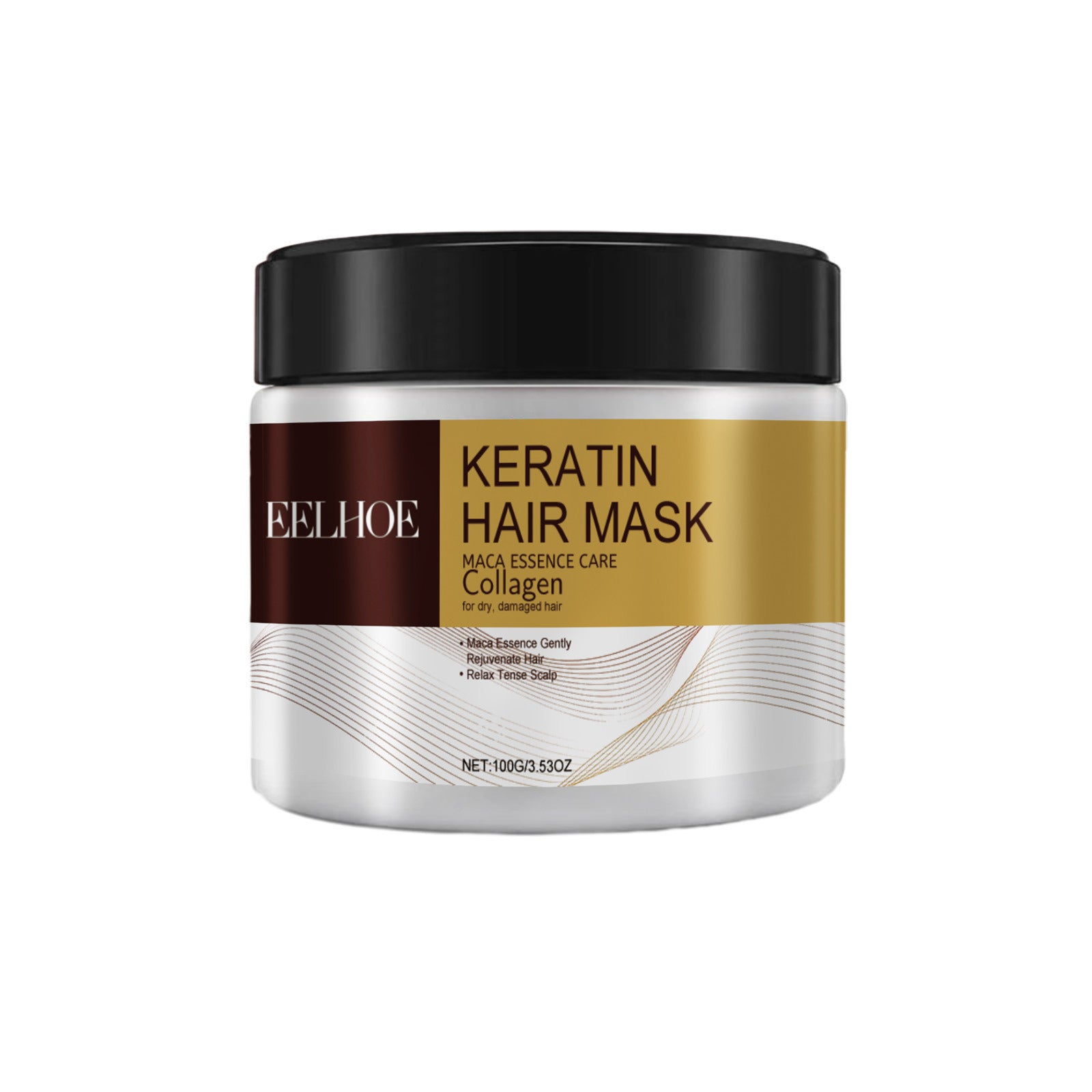 EELHOE Repair Moisturizing Hair Mask Deep Moisturizing Repair Damaged Hair Anti-dry Split Knotting Anti-hair Falling