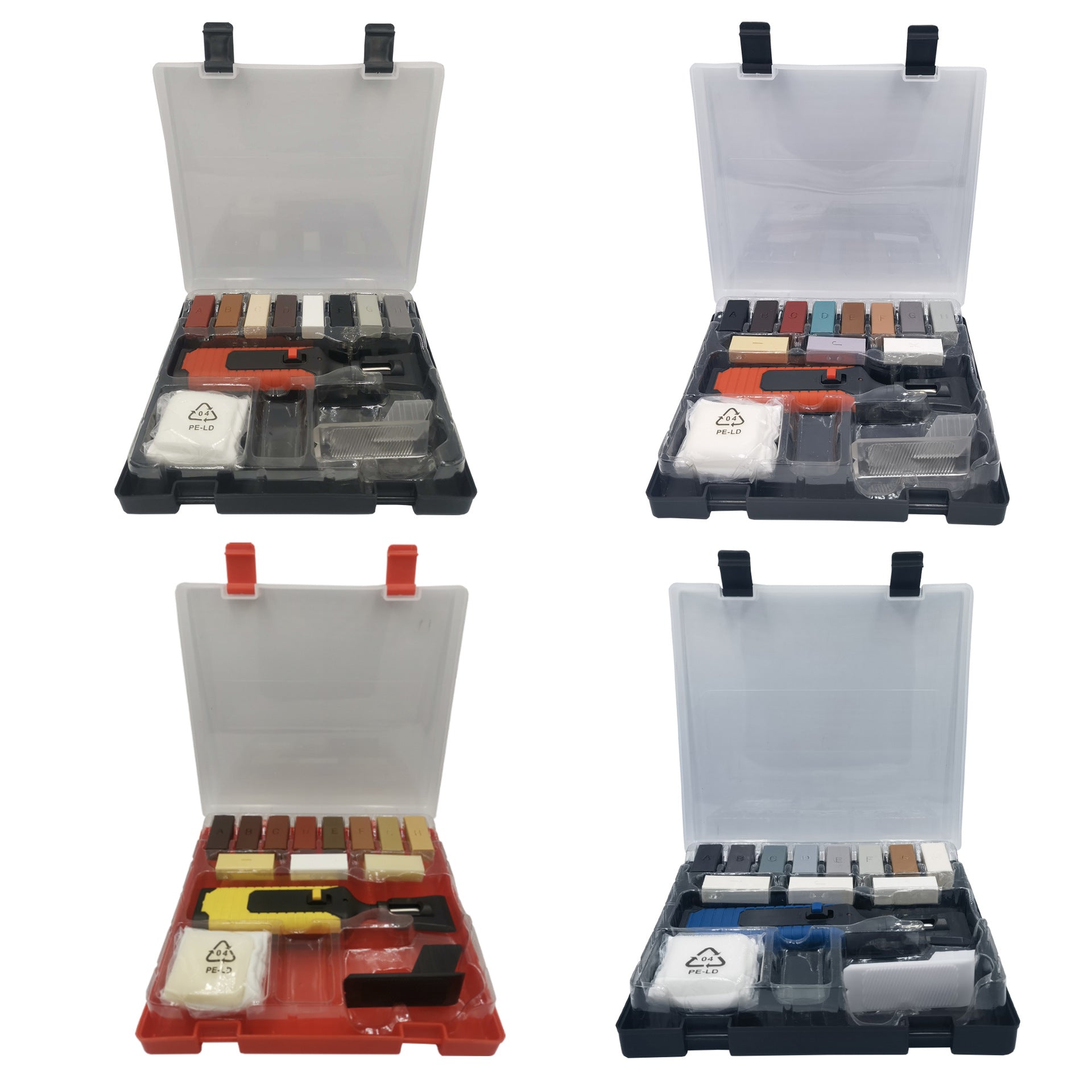 Furniture Floor Repair Kit Resin Wax Filling Beautifying Seam Tool Hole Eye Scratch Repair Suit Household Hardware Tools