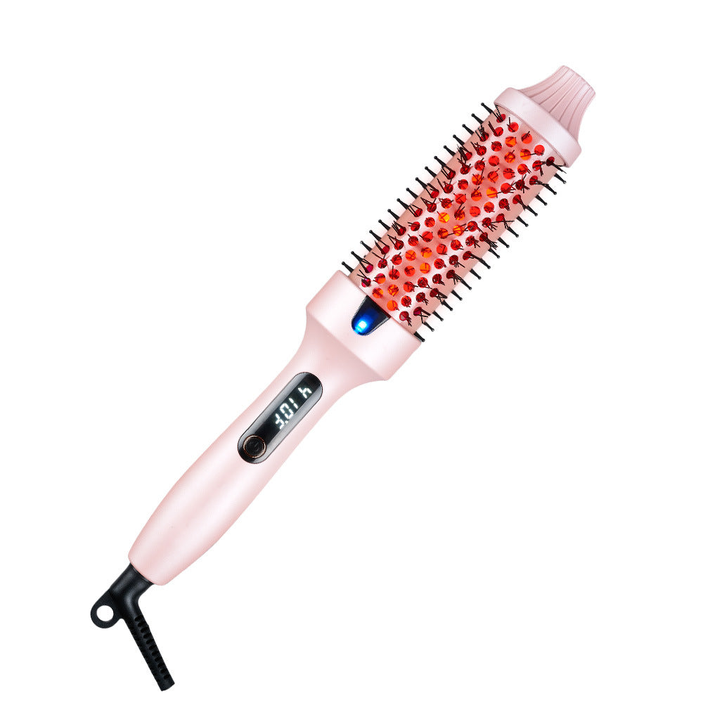 Cross-border Straightening Hair Comb Curling Hair Comb Artifact Portable Hair Straightener Internet Celebrity Short Hair Household Electric Curling Hair Rod
