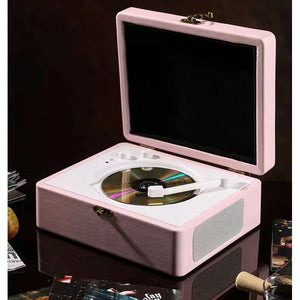Retro Simple Fashion CD Player Bluetooth Audio Cheap Student Home Album Record Player Birthday Gift