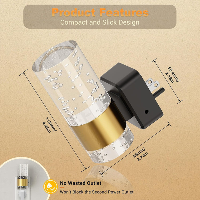 LED Wall Light Control Sensor Lamp Kitchen Corridor Bedroom Stair Nightlight Atmosphere Wall Lamp