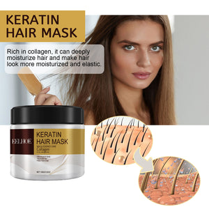 EELHOE Repair Moisturizing Hair Mask Deep Moisturizing Repair Damaged Hair Anti-dry Split Knotting Anti-hair Falling