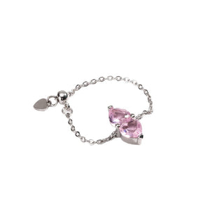 New Copper Plated Colorful Love Ring