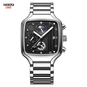 Student Watch Waterproof Calendar Personalized Square Quartz Watch