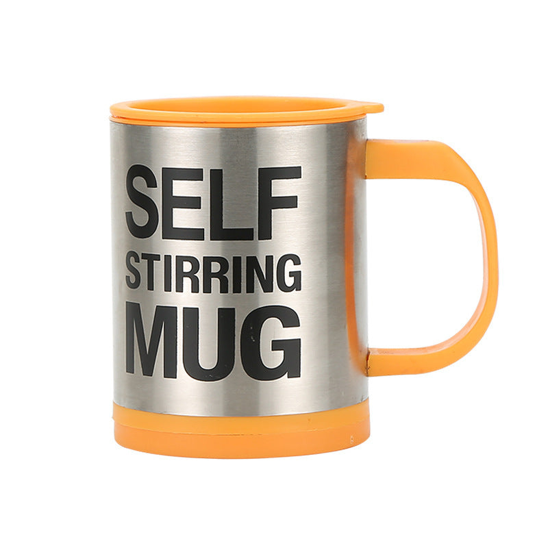 Automatic Stirring Coffee Cup Electric Spiral Stainless Steel Cup Lazy Person Automatic Stirring Big Belly Cup Coffee Cup Mixing Cup