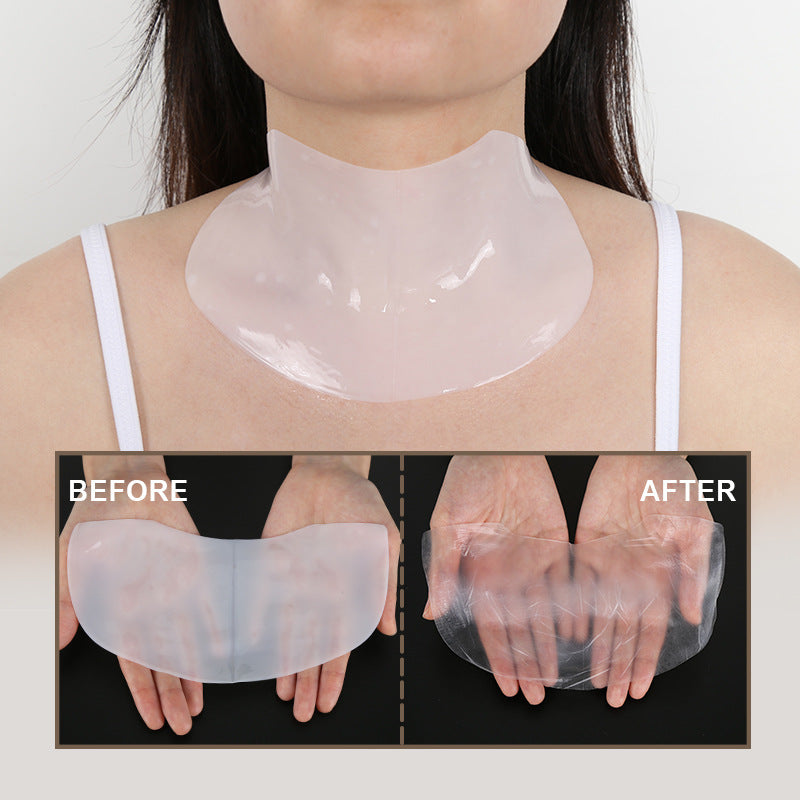 White Transparent Neck Membrane Collagen Neck Membrane Hydrating And Moisturizing Neck Membrane Sticker Collagen Absorbable Neck Chest Membrane White Ice Transparent Neck Chest Membrane