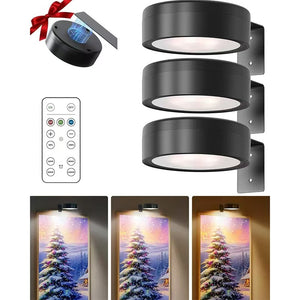 LED Art Display Light Battery Powered Magnetic Painting Light With Remote Control Wireless Home Wall Decoration