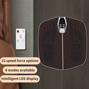 New EMS Plantar Massage Foot Pad Foot Therapy Machine Pulse Plantar Foot Massager Micro Current Foot Physiotherapy