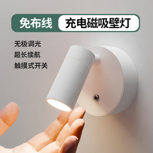 USB Rechargeable Wall Lamp Magnetic Suction Amazon Adjustable Spotlight Aisle Porch Wall Washing Photo Night Light