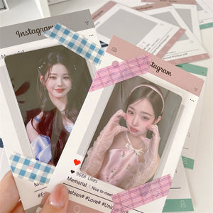 Photo Suit Display Card Hard Paper Card