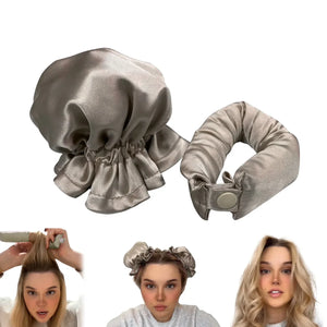 Tiktok New Non-Heated Curling Iron BUN BONS Sleepy Person&#039;s Curling Tool Large Wave Hair Rolling Brush Hair Styling Accessory