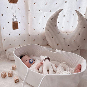 Portable Outdoor Cotton Rope Crib-Creative Baby Basket