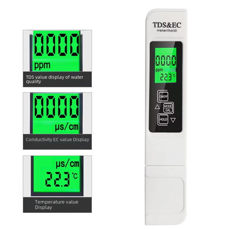 Three-in-one Tds Pen Ec Conductivity Detector Household Water Quality Test Pen Household Tds Water Quality Test Pen