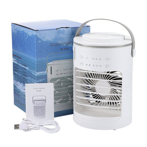 New Air Cooler Portable Spray Cooling Fan 3-speed Timing Desktop Air Conditioner Fan