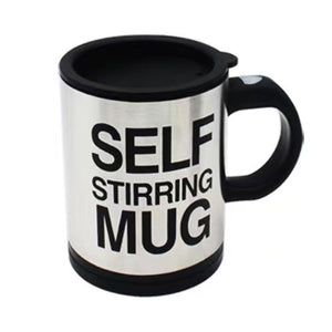 Automatic Stirring Coffee Cup Electric Spiral Stainless Steel Cup Lazy Person Automatic Stirring Big Belly Cup Coffee Cup Mixing Cup