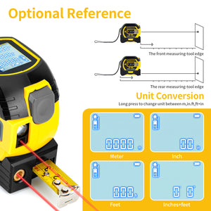 Cross-border Multi-function Laser Rangefinder Electronic Ruler Measuring Instrument Infrared Laser High-precision Laser Ruler