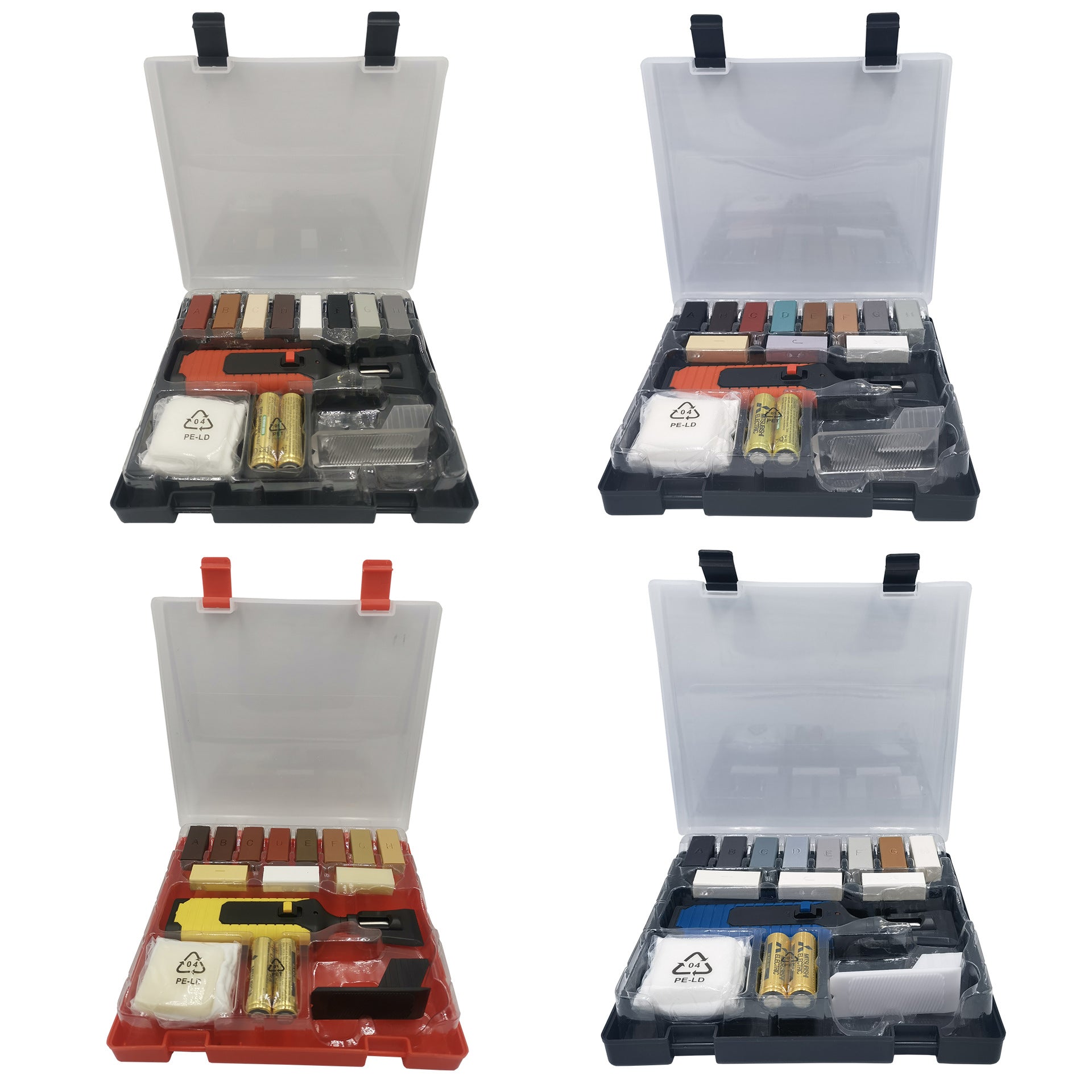Furniture Floor Repair Kit Resin Wax Filling Beautifying Seam Tool Hole Eye Scratch Repair Suit Household Hardware Tools