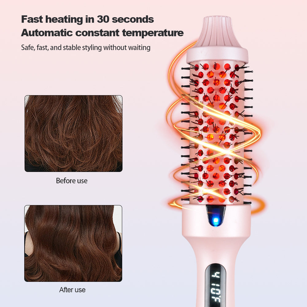 Cross-border Straightening Hair Comb Curling Hair Comb Artifact Portable Hair Straightener Internet Celebrity Short Hair Household Electric Curling Hair Rod