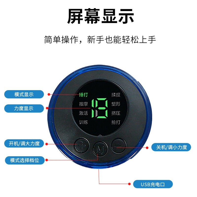 Cervical Massage Stickers EMS Mini Portable Pocket Massage Instrument Shoulder Neck Waist Leg Neck Multifunctional