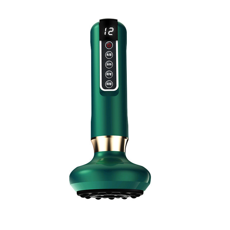 Cross-border Household Electric Meridian Scraping Machine Pressure Relief Cupping Charging Heating Massage Artifact Intelligent Cupping Machine Whole Body