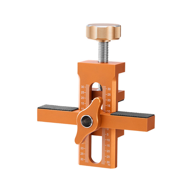Cabinet Door Installation Aid Tool Adjustable Cabinet Door Installation Double-layer Board Quick Punch Positioning Artifact