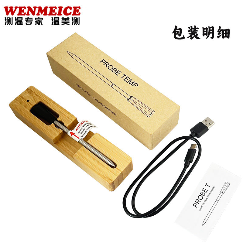 Outdoor Smart Wireless Meat Thermometer Digital Waterproof Kitchen Oven Oven Food Thermometer