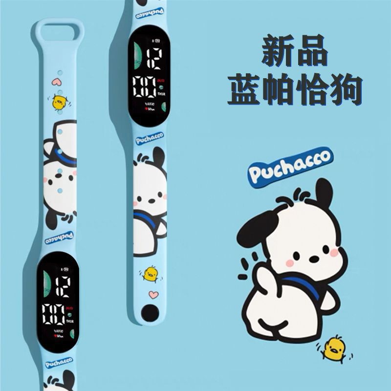 New Pacha Dog Cartoon Electronic Watch Student Cute Children Cartoon Printed LED Sports Watch Wholesale