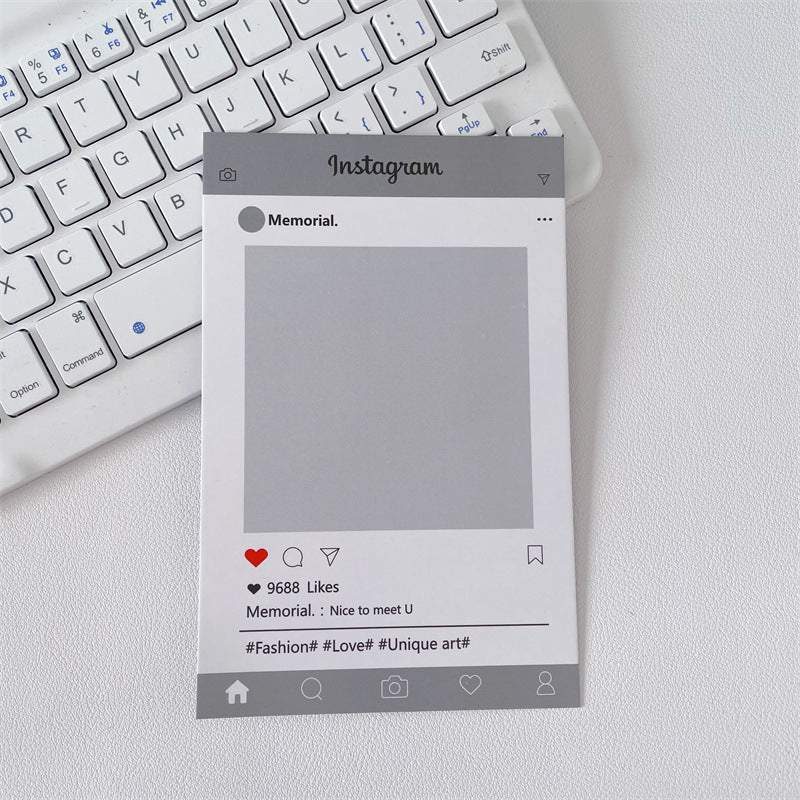 Photo Suit Display Card Hard Paper Card