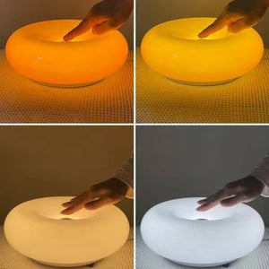 Donut Wall Lamp Bedroom Touch Orange Bauhaus Bedside Lamp Atmosphere Lamp