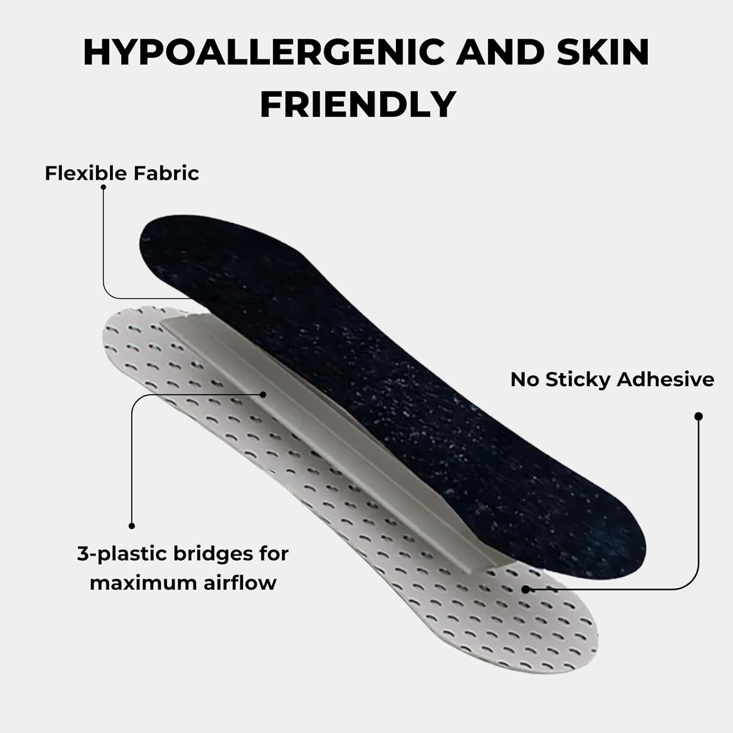 Hot-Selling Elastic Ventilation Nasal Strips For Children And Adults Snoring Nasal Strips Manufacturer Wholesale Sleep Breathing Nasal Strips
