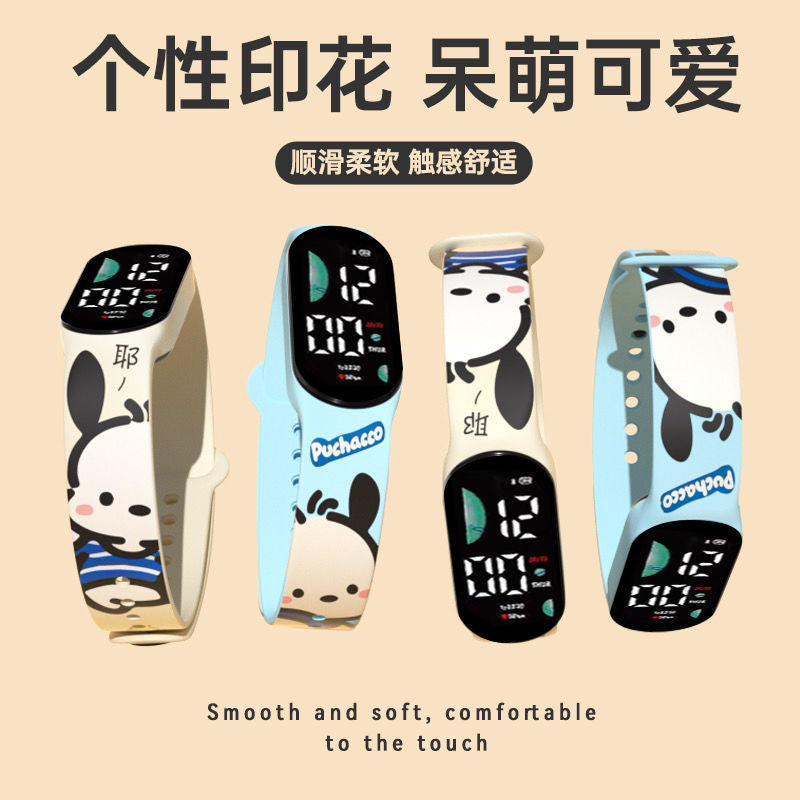 New Pacha Dog Cartoon Electronic Watch Student Cute Children Cartoon Printed LED Sports Watch Wholesale