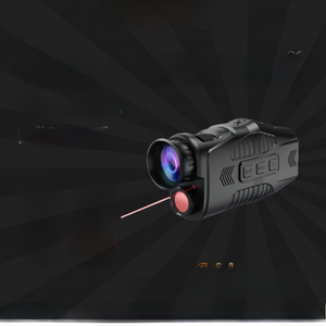 All-black Visual Camera Video HD Single-barrel Night Vision Device Day And Night Dual-use With Screen Compact R11